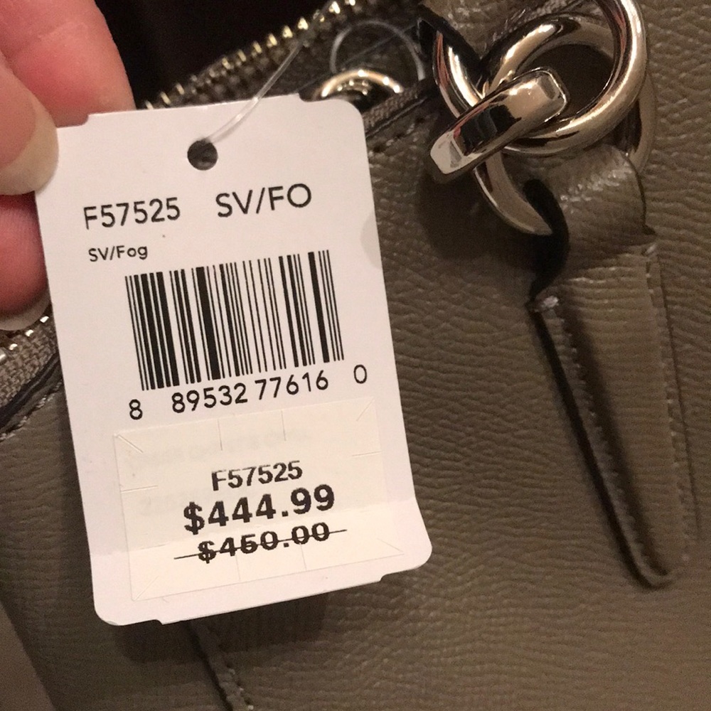 Coach Large Christie Carryall Leather Satchel - Picture 6 of 7